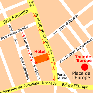 H&ocirc;tel Le Strasbourg Mulhouse